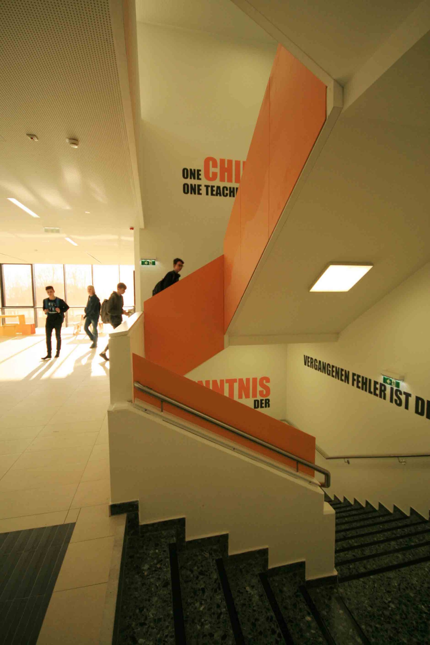 Akademisches Gymnasium Stiegenhaus des akademischen Gymnasiums Salzburg